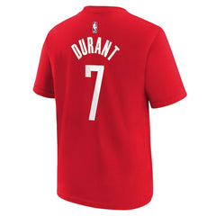 Red Kevin Durant Houston Rockets Youth Icon Name & Number T-Shirt | NBA