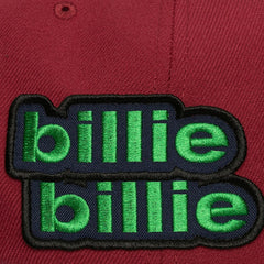 Wine/Gold Cleveland Cavaliers x Billie Eilish Hardwood Classics Patch Snapback Hat sale | NBA