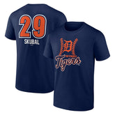 Tarik Skubal Detroit Tigers Fastball Player Name & Number T-Shirt - MLB T-shirts