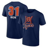 Riley Greene Detroit Tigers Fastball Player Name & Number T-Shirt - MLB T-shirts