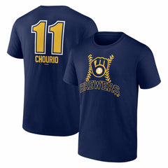 Jackson Chourio Milwaukee Brewers Fastball Player Name & Number T-Shirt - MLB T-shirts
