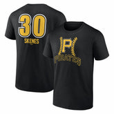 Paul Skenes Pittsburgh Pirates Fastball Player Name & Number T-Shirt - MLB T-shirts