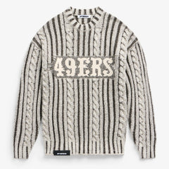 San Francisco 49ers Off Season x NFL Unisex Cable Knit Sweater | NFL Hot