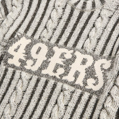 San Francisco 49ers Off Season x NFL Unisex Cable Knit Sweater | NFL Hot
