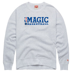 Ash Orlando Magic Homage Unisex Logoman Retro Tri-Blend Raglan Sweatshirt | NBA