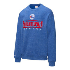 Royal Philadelphia 76ers Throw It Back Fleece Sweatshirt | NBA