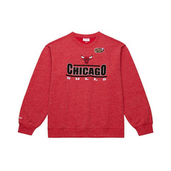 Red Chicago Bulls Throw It Back Fleece Sweatshirt sale | NBA