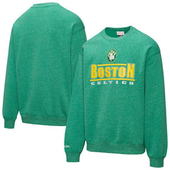 Green Boston Celtics Throw It Back Fleece Sweatshirt | NBA