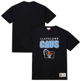 Black Cleveland Cavaliers Hardwood Classics Throw It Back Premium T-Shirt sale | NBA