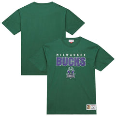 Green Milwaukee Bucks Hardwood Classics Throw It Back Premium T-Shirt | NBA