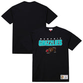 Black Memphis Grizzlies Hardwood Classics Throw It Back Premium T-Shirt | NBA