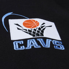 Black Cleveland Cavaliers Throw It Back Quilted Fleece Quarter-Zip Hoodie sale | NBA