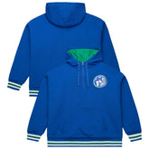 Royal Minnesota Timberwolves Throw It Back Quilted Fleece Quarter-Zip Hoodie | NBA