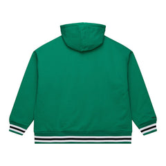 Green Boston Celtics Throw It Back Quilted Fleece Quarter-Zip Hoodie | NBA