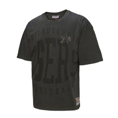 Black Philadelphia 76ers Downtown Collection Premium T-Shirt | NBA