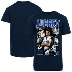 Dallas Cowboys Brandon Aubrey Youth Collage T-Shirt | NFL Outlet