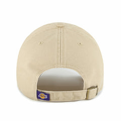 Khaki Los Angeles Lakers '47 Logo Clean Up Adjustable Hat | NBA