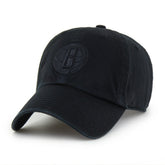Brooklyn Nets '47 Black on Black Clean Up Adjustable Hat | NBA