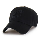 Cleveland Cavaliers '47 Black on Black Clean Up Adjustable Hat | NBA