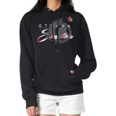 Ottawa Senators G-III 4Her by Carl Banks Shadow Logo Fleece Pullover Hoodie - NHL Hoodies