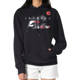Calgary Flames G-III 4Her by Carl Banks Shadow Logo Fleece Pullover Hoodie - NHL Hoodies