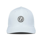 Tampa Bay Lightning Levelwear Rise Slate & Snow Structured Flex Hat - NHL Hats