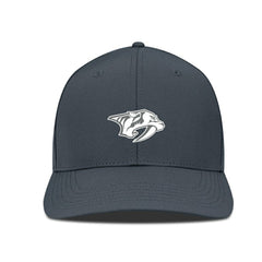 Nashville Predators Levelwear Rise Slate & Snow Structured Flex Hat - NHL Hats