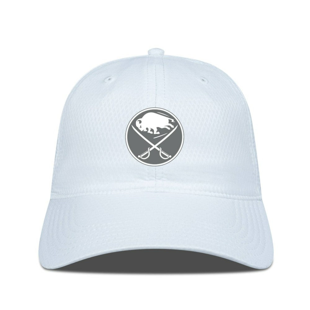 Buffalo Sabres Levelwear Matrix Slate & Snow Unstructured Adjustable Hat - NHL Hats