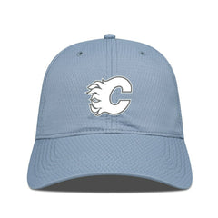 Calgary Flames Levelwear Matrix Slate & Snow Unstructured Adjustable Hat - NHL Hats