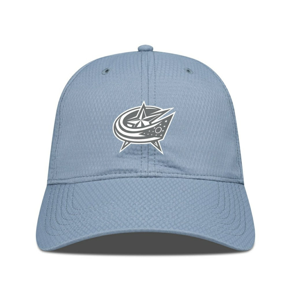 Columbus Blue Jackets Levelwear Matrix Slate & Snow Unstructured Adjustable Hat - NHL Hats