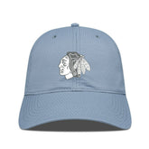 Chicago Blackhawks Levelwear Matrix Slate & Snow Unstructured Adjustable Hat - NHL Hats
