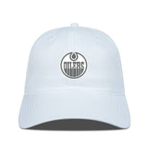 Edmonton Oilers Levelwear Matrix Slate & Snow Unstructured Adjustable Hat - NHL Hats