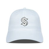 Seattle Kraken Levelwear Matrix Slate & Snow Unstructured Adjustable Hat - NHL Hats