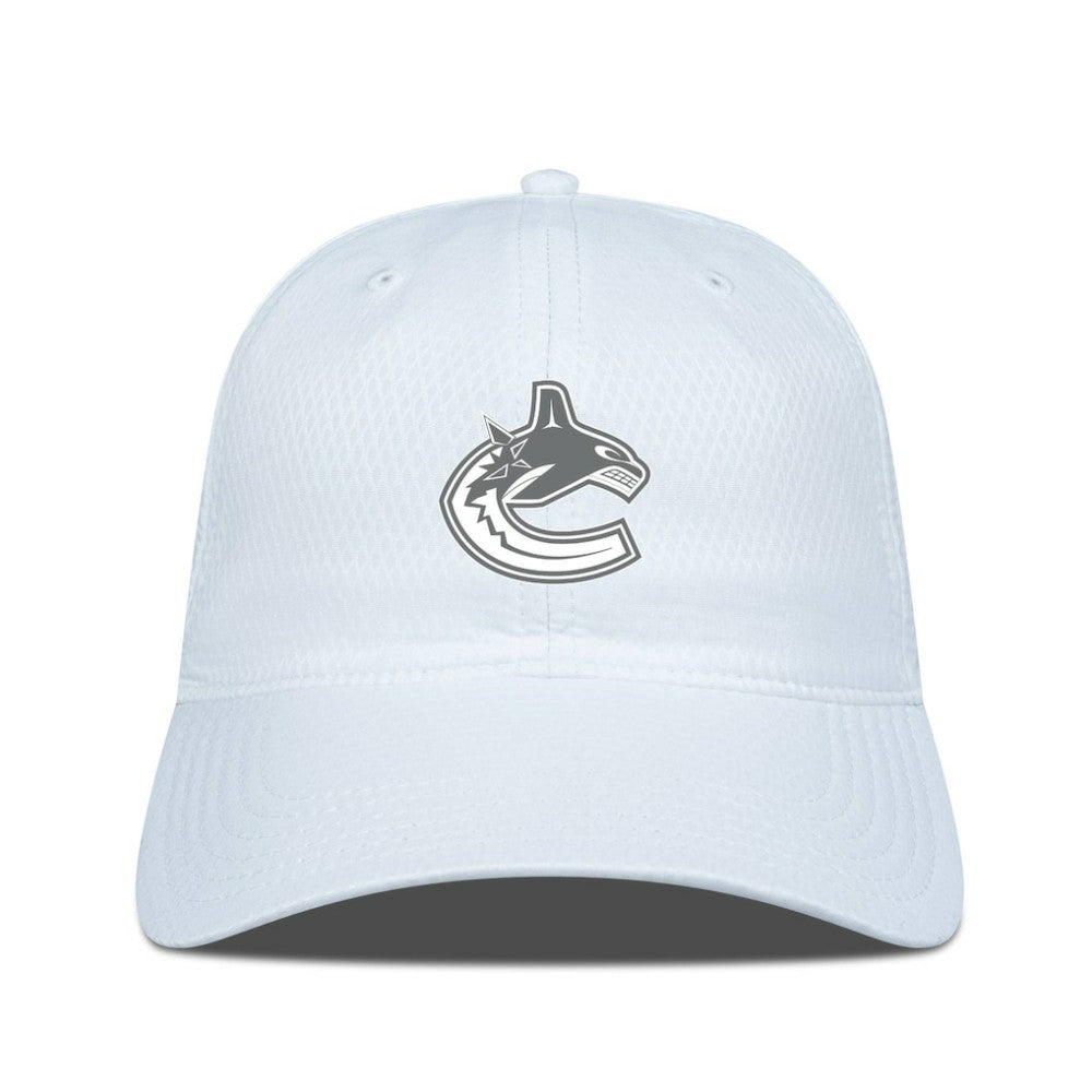 Vancouver Canucks Levelwear Matrix Slate & Snow Unstructured Adjustable Hat - NHL Hats