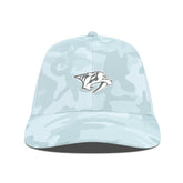 Nashville Predators Levelwear Clash Slate & Snow Meshback Flex Hat - NHL Hats