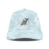 New Jersey Devils Levelwear Clash Slate & Snow Meshback Flex Hat - NHL Jerseys