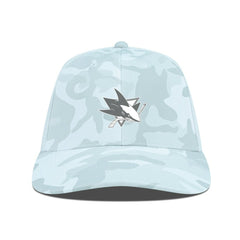 San Jose Sharks Levelwear Clash Slate & Snow Meshback Flex Hat - NHL Hats