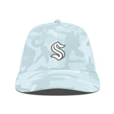 Seattle Kraken Levelwear Clash Slate & Snow Meshback Flex Hat - NHL Hats