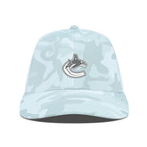 Vancouver Canucks Levelwear Clash Slate & Snow Meshback Flex Hat - NHL Hats