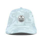 Edmonton Oilers Levelwear Clash Slate & Snow Meshback Flex Hat - NHL Hats