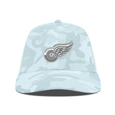Detroit Red Wings Levelwear Clash Slate & Snow Meshback Flex Hat - NHL Hats