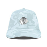 Chicago Blackhawks Levelwear Clash Slate & Snow Meshback Flex Hat - NHL Hats