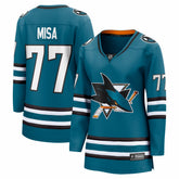 Michael Misa San Jose Sharks Fanatics Women's Breakaway Jersey - NHL Jerseys