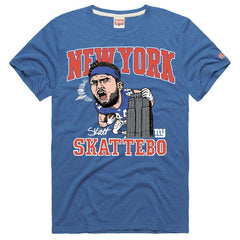 New York Giants Cam Skattebo Homage Unisex Caricature Player Graphic Tri-Blend T-Shirt | NFL On sale