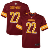 Washington Commanders Jacory Croskey-Merritt Youth Team Game Jersey | NFL Online