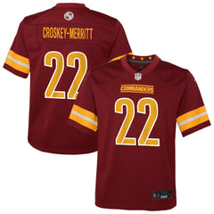 Washington Commanders Jacory Croskey-Merritt Youth Team Game Jersey | NFL Online