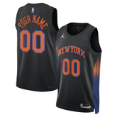 Black New York Knicks Jordan Brand Unisex Swingman Custom Jersey | NBA