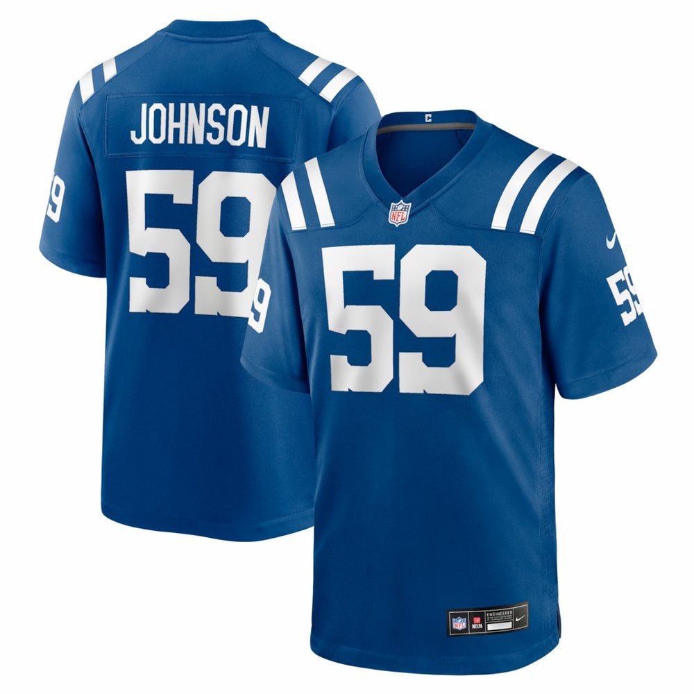 Indianapolis Colts Buddy Johnson Team Game Jersey | NFL Outlet