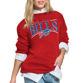 Buffalo Bills Starter Women's Arch Stripe Fleece Sweatshirt | NFL On sale