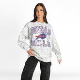 Buffalo Bills Gameday Couture Women's Whiteout Oversized Premium Fleece Sweatshirt | NFL US